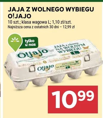 Jaja z wolnego wybiegu promocja w Stokrotka