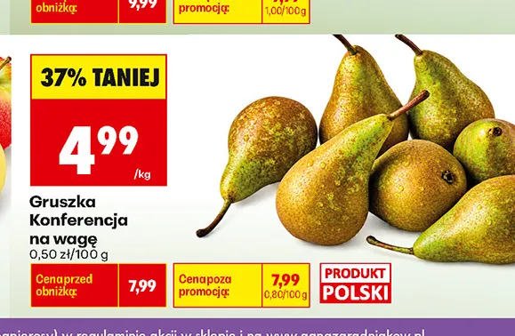 Gruszki Konferencja promocja w Biedronka