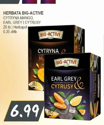 Herbata Big-Active cytryna-mango promocja w Słoneczko