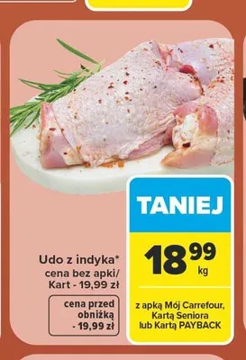 Udo z indyka promocja w Carrefour Market