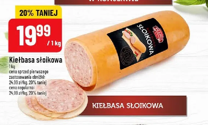 Kiełbasa słoikowa Pekpol promocja w POLOmarket