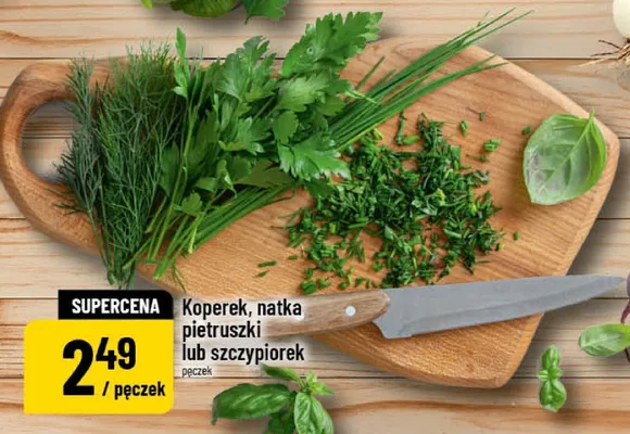 Koperek, natka pietruszki lub szczypiorek promocja w POLOmarket