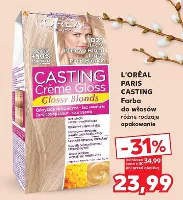 Farba do włosów różne rodzaje opakowanie promocja w Kaufland