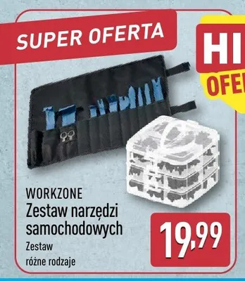 Zestaw narzędzi samochodowych Workzone promocja w Aldi