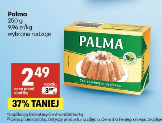Margaryna Palma promocja w Delikatesy Centrum