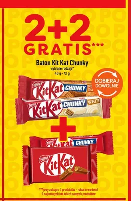 Baton Kit Kat Chunky promocja w POLOmarket