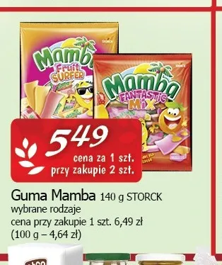 Guma Mamba Storck promocja w CEZAR Delikatesy