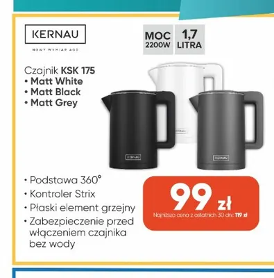 Czajnik Kernau Ksk 175 promocja w Max Elektro