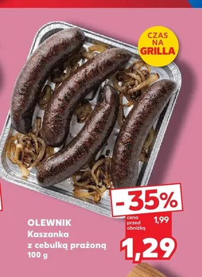 Kaszanka z cebulką prażoną Olewnik promocja w Kaufland