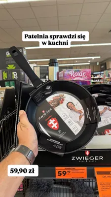 Patelnia uniwersalna Zwieger Rovana 24 cm promocja w Biedronka