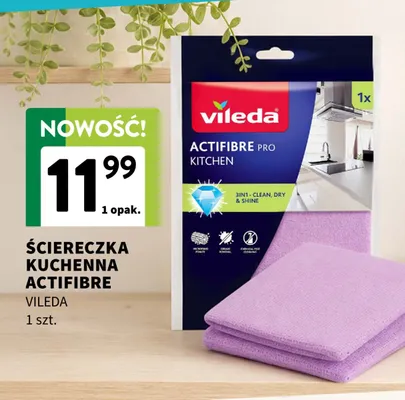 Ściereczka kuchenna Vileda Actifibre Pro promocja w Intermarche