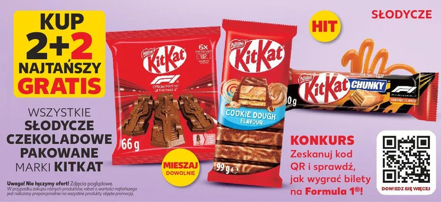Baton czekoladowy różne rodzaje pakowane promocja w Kaufland