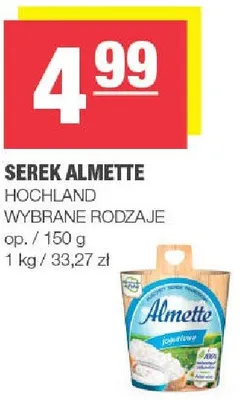 Serek Almette wybrane rodzaje promocja w SPAR