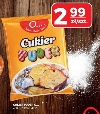 Cukier puder O... promocja w Top Market