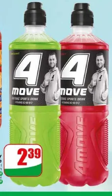 Napój izotoniczny 4Move Lime & Mint promocja w Dino