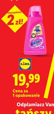 Odplamiacz Vanish Oxi Action promocja w Lidl