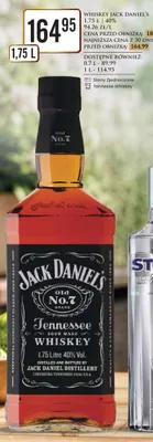 Whiskey Jack Daniel's 40% promocja w Dino