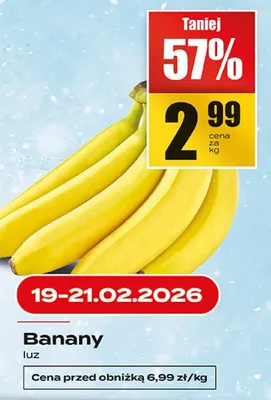 Banany luz promocja w Supeco