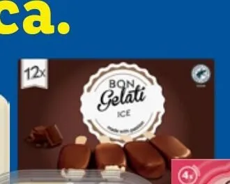 Lody na patyku Bon Gelati 12-pak promocja w Lidl