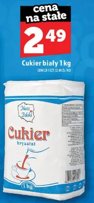 Cukier biały kryształ Nasz Polski promocja w TOPAZ