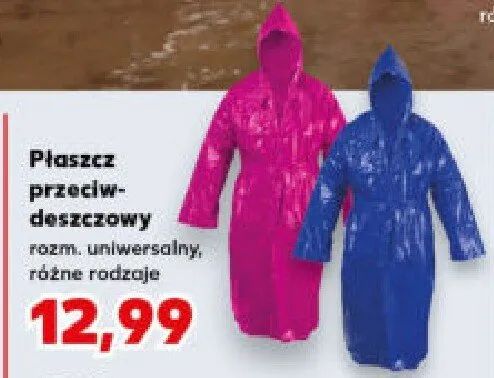 Płaszcz przeciwdeszczowy różne rodzaje promocja w Kaufland
