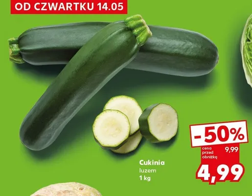 Cukinia luzem promocja w Kaufland