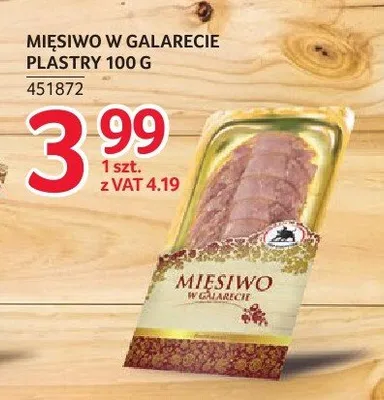 Mięsiwo w galarecie plastry ZMB Białystok promocja w Selgros