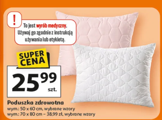 Poduszka zdrowotna promocja w Auchan