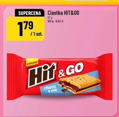 Ciastka Hit HIT&GO promocja w POLOmarket