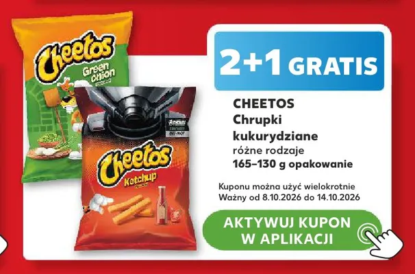 Chrupki kukurydziane Cheetos promocja w Kaufland