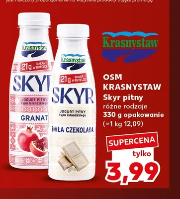 Skyr pitny granat Krasnystaw promocja w Kaufland