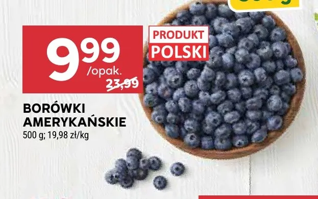 Borówki amerykańskie promocja w Stokrotka