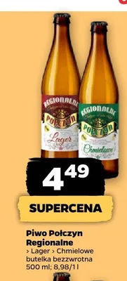 Piwo Połczyn Regionalne Lager promocja w Netto