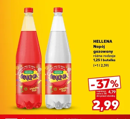 Napój gazowany Hellena promocja w Kaufland
