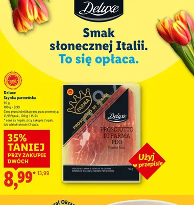 Szynka parmeńska promocja w Lidl
