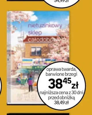Książka Nietuzinkowy sklep całodobowy oprawa twarda barwione brzegi promocja w Empik
