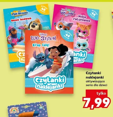 Książka Czytanki naklejanki Psia Brygada promocja w Kaufland