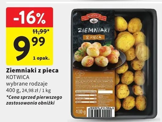 Ziemniaki z pieca Kotwica promocja w Intermarche