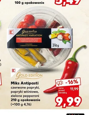 Miks Antipasti K-Gold Edition promocja w Kaufland