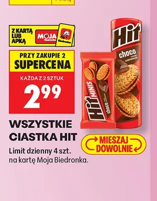 Ciastka Hit promocja w Biedronka