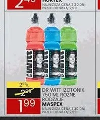 Napój izotoniczny Dr Witt zielony promocja w Wafelek