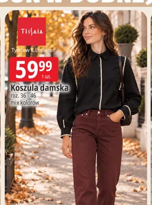 Koszula damska Tissaia promocja w Leclerc