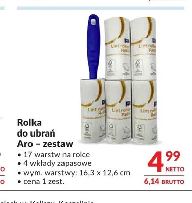 Rolka do ubrań Aro zestaw promocja w Makro