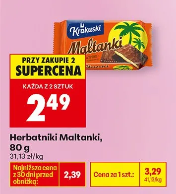 Herbatniki Maltanki promocja w Biedronka