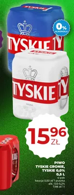 Piwo Tyskie Gronie 4-pak promocja w Duży Ben