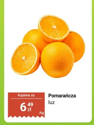 Pomarańcza luz promocja w Dino
