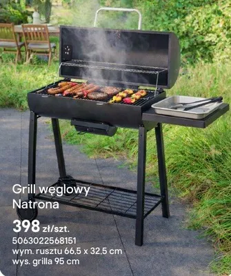 Grill węglowy Natrona Castorama promocja w Castorama