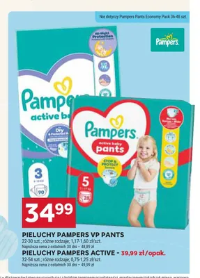 Pieluchy Pampers VP Pants promocja w Stokrotka