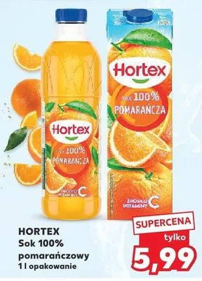 Sok 100% pomarańczowy promocja w Kaufland