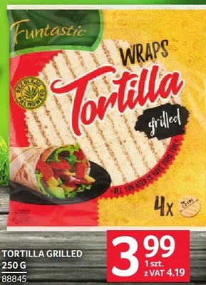 Tortilla grilled Funtastic 250 g promocja w Selgros